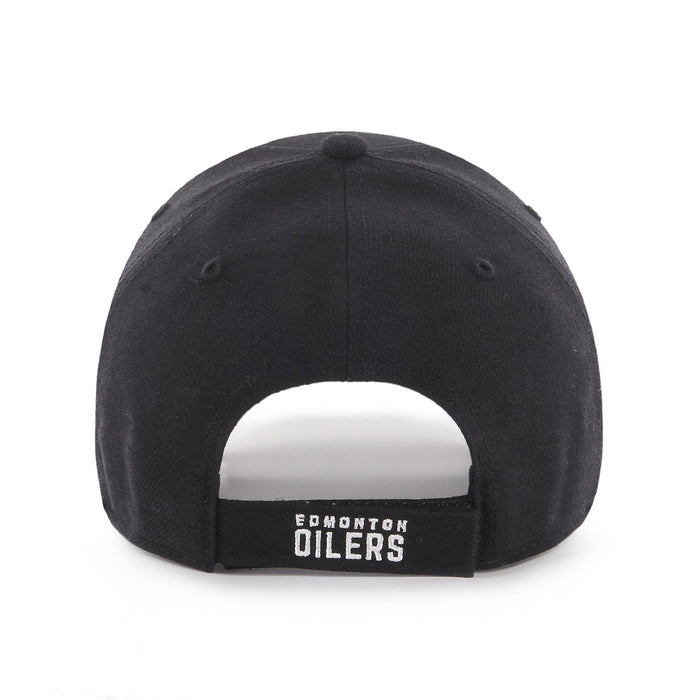 Edmonton Oilers Black 47 Brand MVP Basic Adjustable Hat