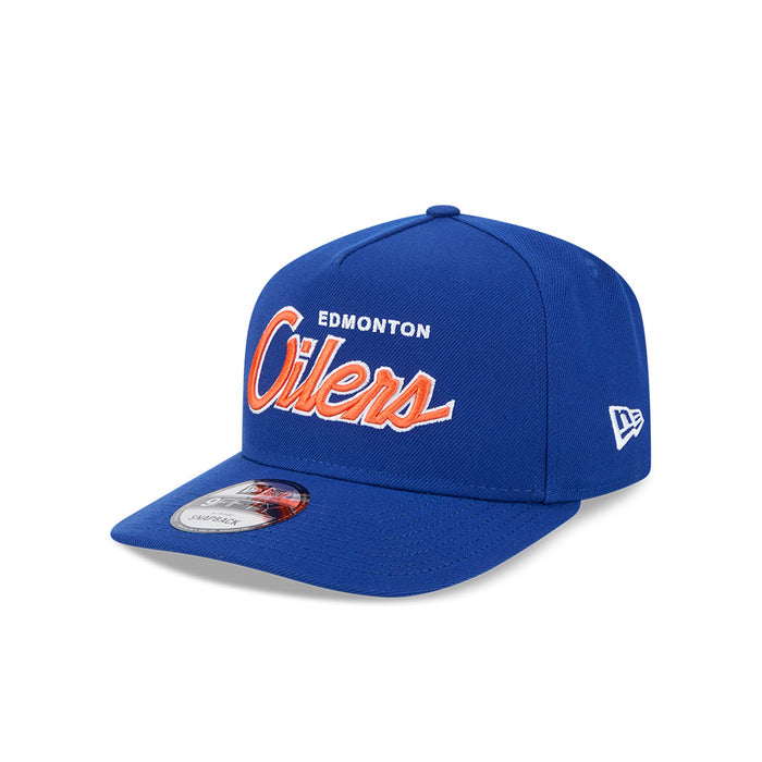 Edmonton Oilers New Era 9Fifty A-Frame Script Snapback Hat