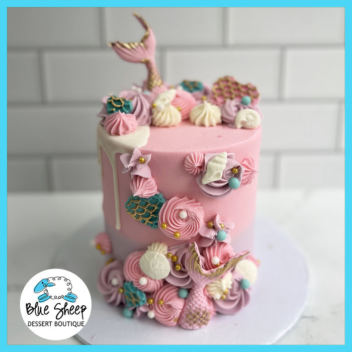 enchanted mermaids signature birthday cake