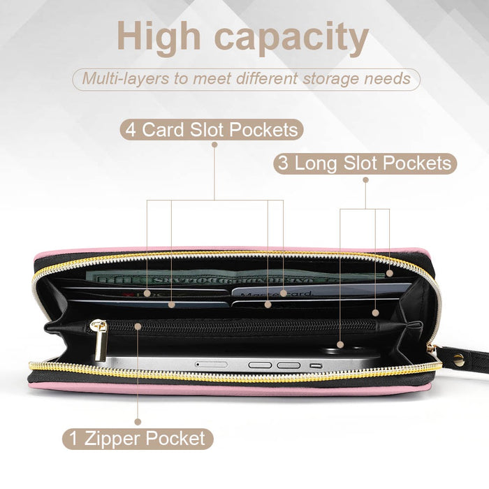 ETC Baby Pink PU Leather Wallet