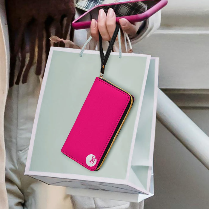 ETC Hot Pink PU Leather Wallet