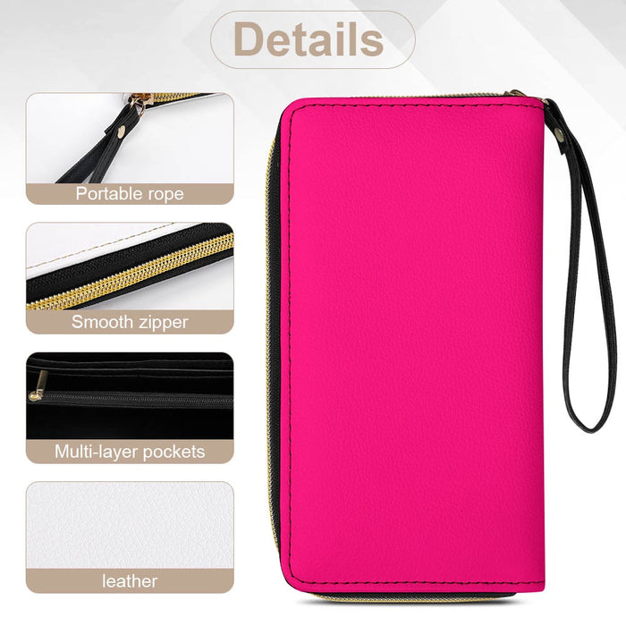 ETC Hot Pink PU Leather Wallet