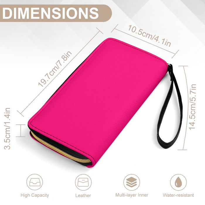 ETC Hot Pink PU Leather Wallet