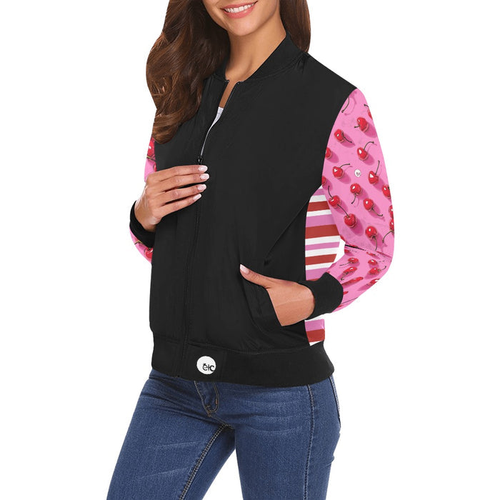 ETC Pink Cherries Bomber