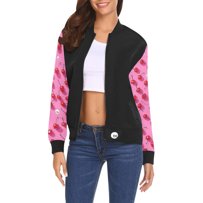 ETC Pink Cherries Bomber