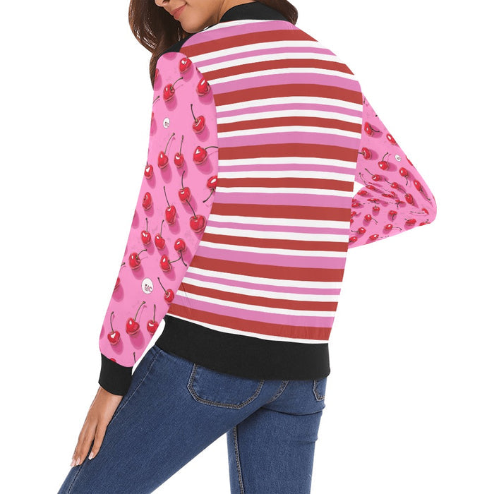 ETC Pink Cherries Bomber