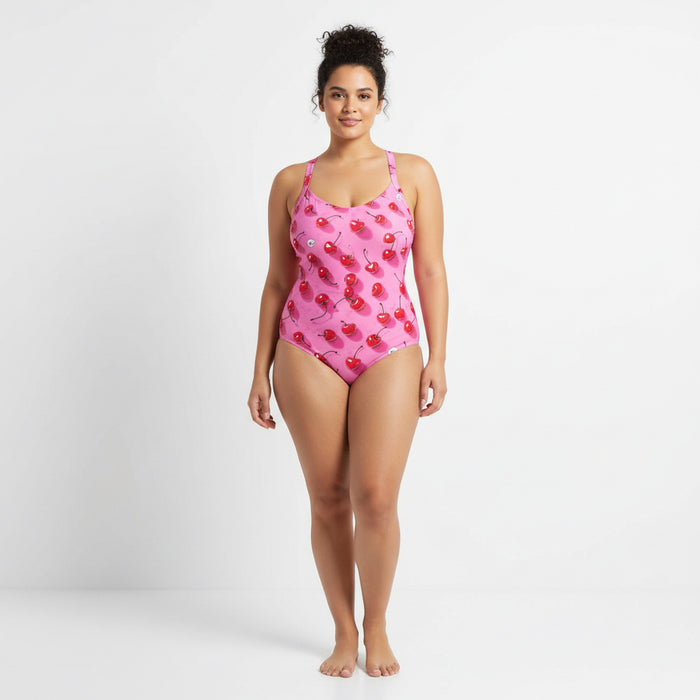 ETC Pink Cherries one piece