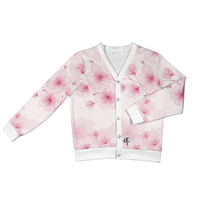 ETC Pink Floral Bloom Cardi