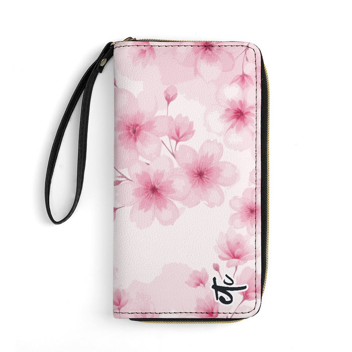 ETC Pink Floral Bloom PU Leather Wallet
