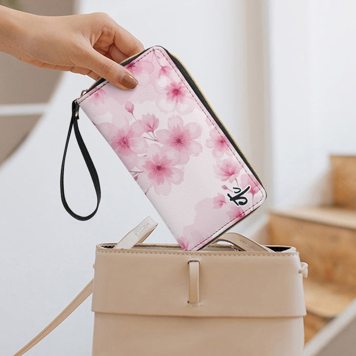 ETC Pink Floral Bloom PU Leather Wallet