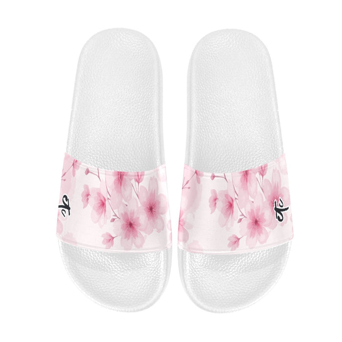 ETC Pink Floral bloom Slides