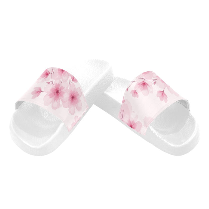 ETC Pink Floral bloom Slides