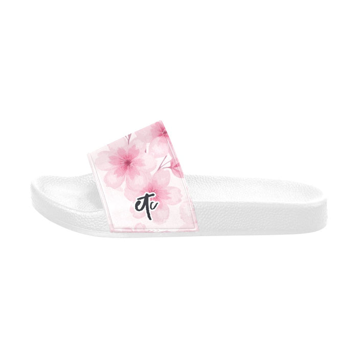 ETC Pink Floral bloom Slides