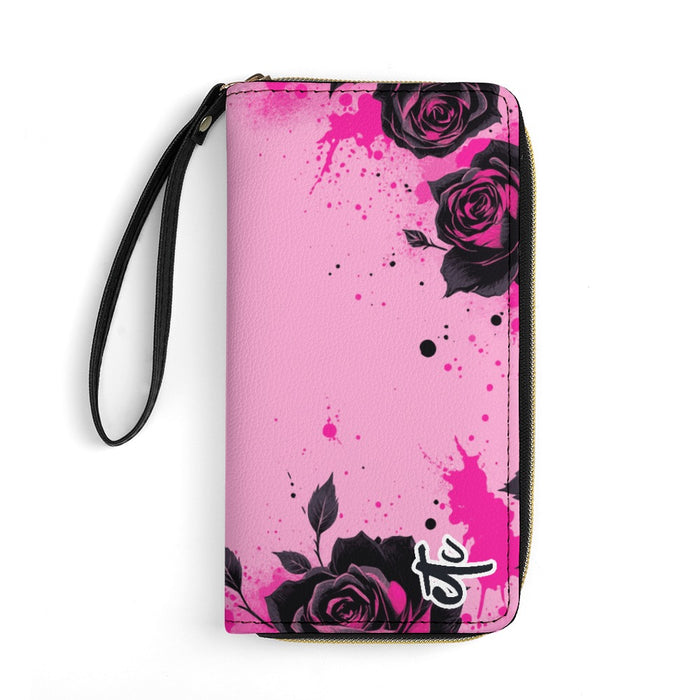 ETC Pink Floral PU Leather Wallet