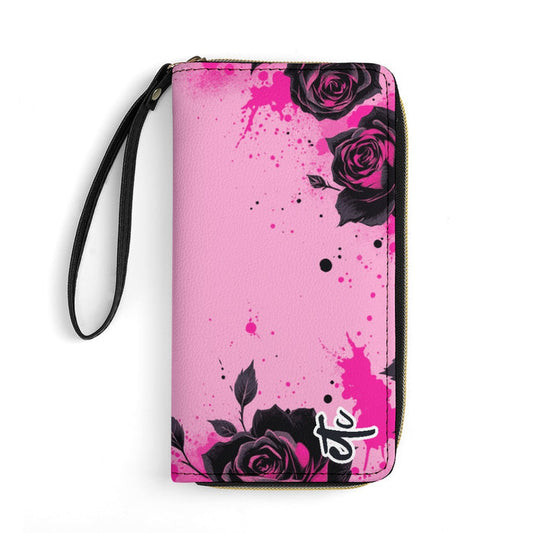 ETC Pink Floral PU Leather Wallet