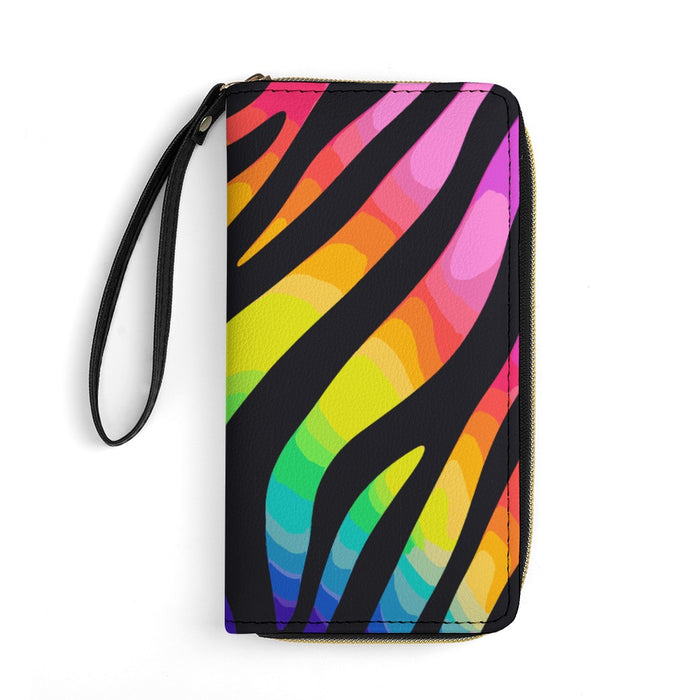 ETC Rainbow Zebra PU Leather Wallet