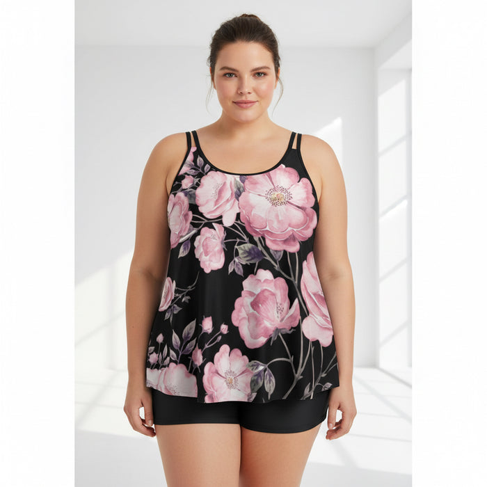 ETC Spring 17' Peonie Plus Size Tankini Set