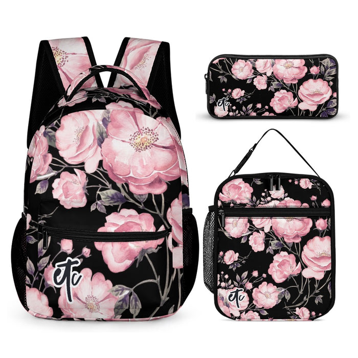 ETC Spring 17' Pink Peonies Back Pack Set
