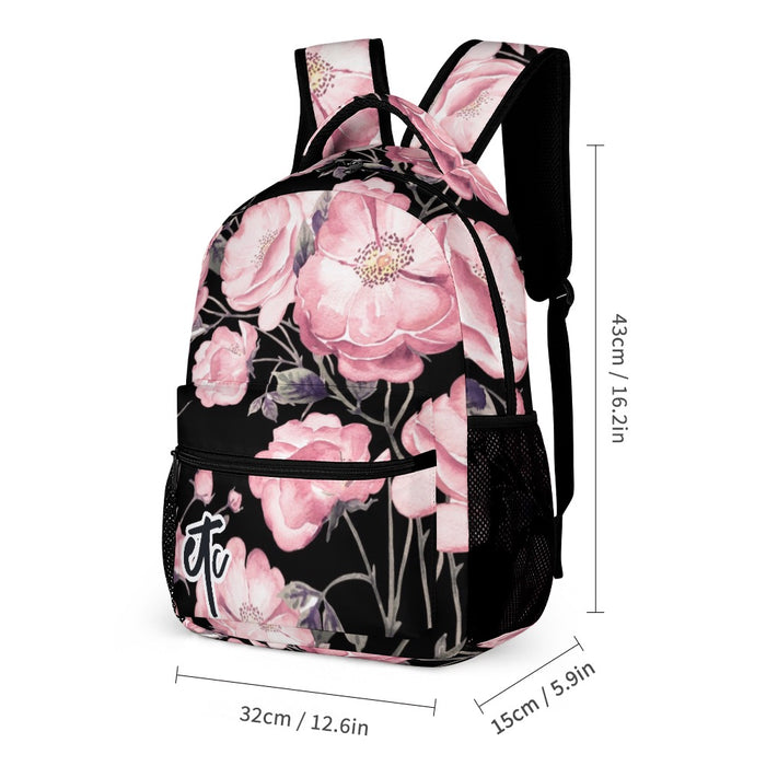 ETC Spring 17' Pink Peonies Back Pack Set