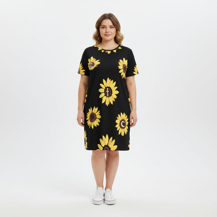 ETC Sunflower Tee Dress