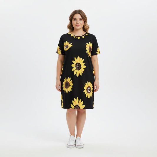 ETC Sunflower Tee Dress