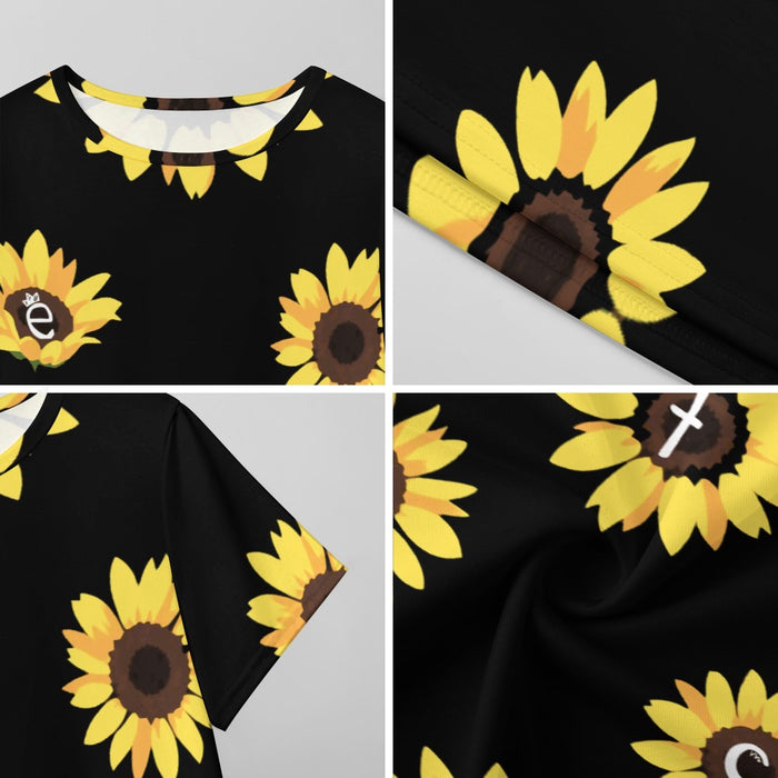 ETC Sunflower Tee Dress