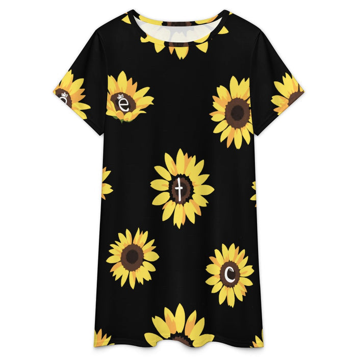 ETC Sunflower Tee Dress