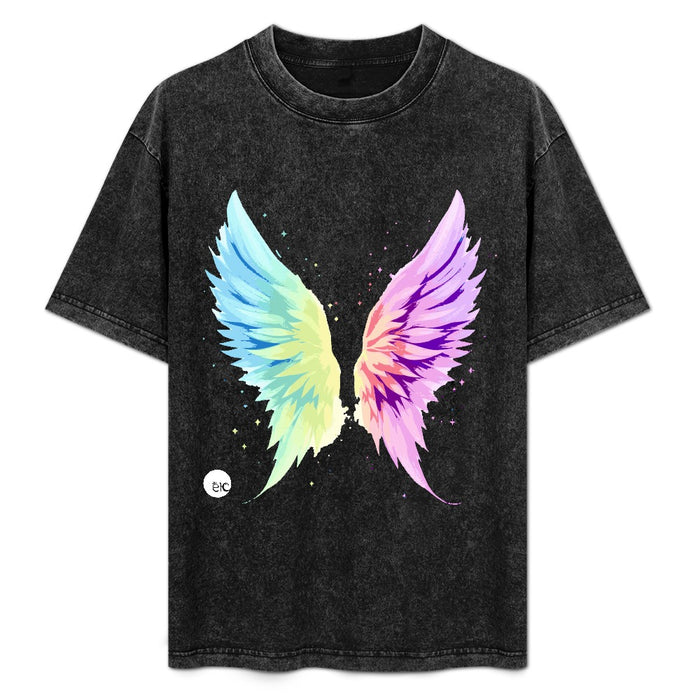 ETC Vintage Wash Angel Wings Tee