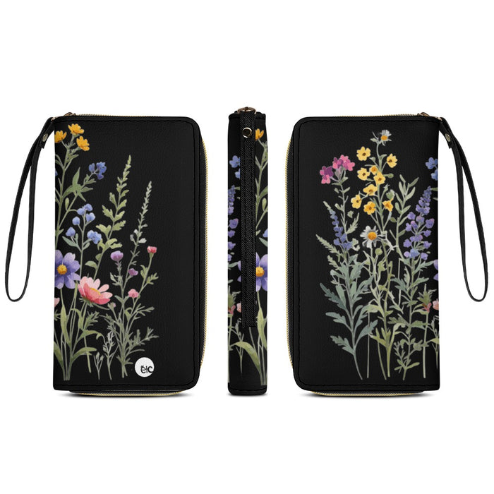 ETC Wild Flower PU Leather Wallet