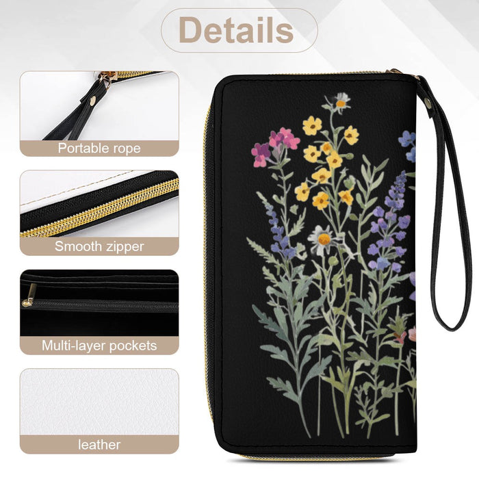 ETC Wild Flower PU Leather Wallet