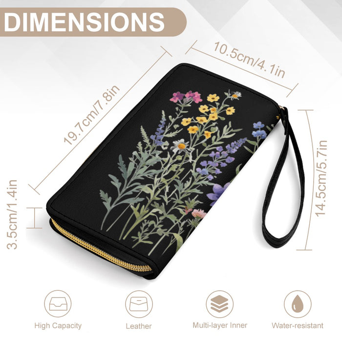 ETC Wild Flower PU Leather Wallet