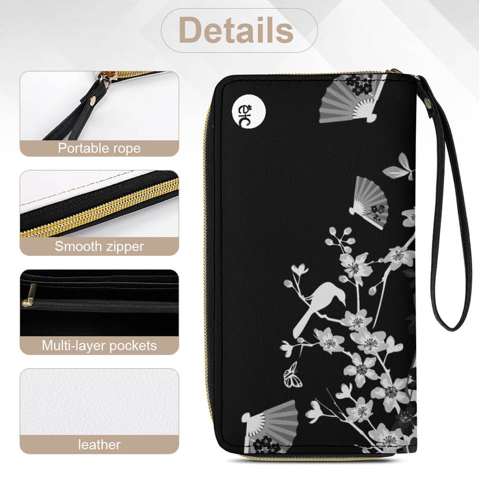 ETC Yin Yang Floral PU Leather Wallet