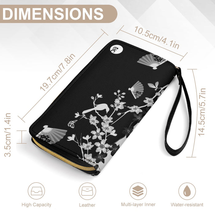 ETC Yin Yang Floral PU Leather Wallet