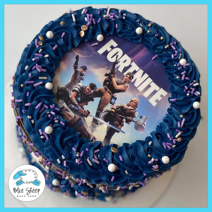 fortnite battle cake