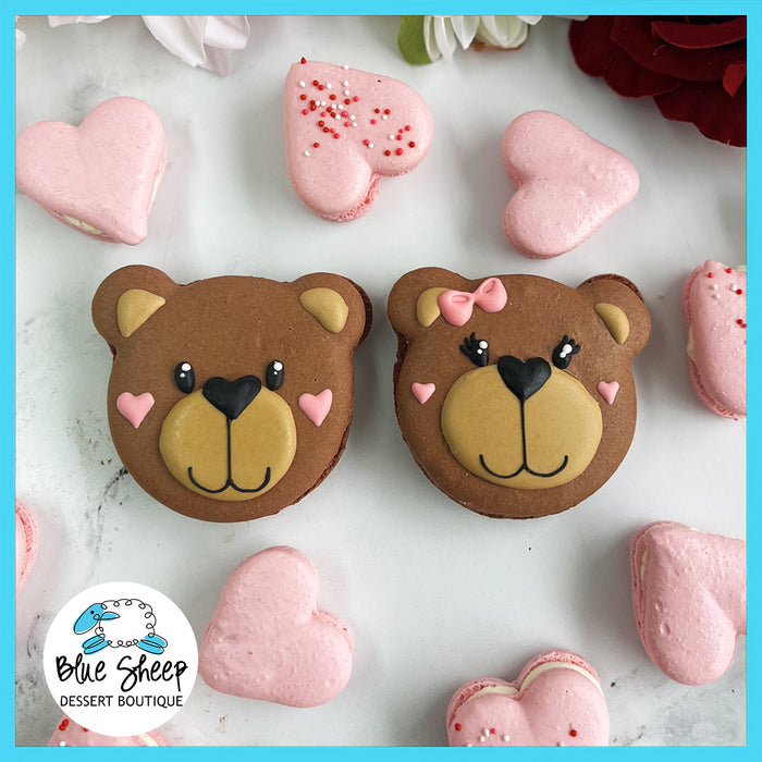 giant teddy bear french macaron pos