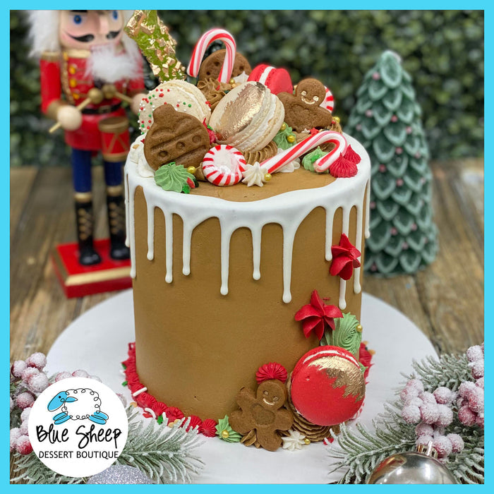 gingerbread land chirstmas cake