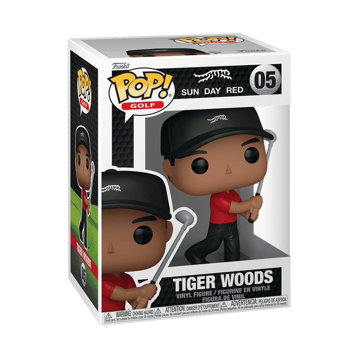 GOLF POP! Funko Sun Day Red Tiger Woods Golf Vinyl Figure #05