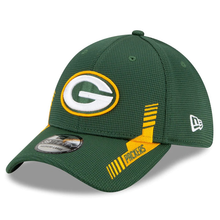 Green Bay Packers 2021 New Era NFL Sideline Home 39THIRTY Flex Hat