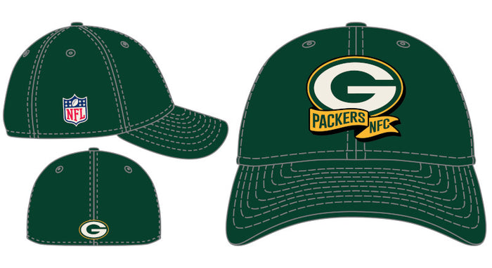 Green Bay Packers 2022 Sideline 39THIRTY Coaches Flex Hat