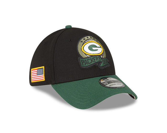 Green Bay Packers New Era 2022 Salute To Service - 39THIRTY Flex Hat
