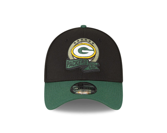 Green Bay Packers New Era 2022 Salute To Service - 39THIRTY Flex Hat