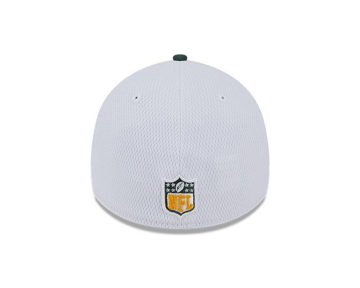 Green Bay Packers New Era 2023 Sideline 39THIRTY Flex Hat - White/Green