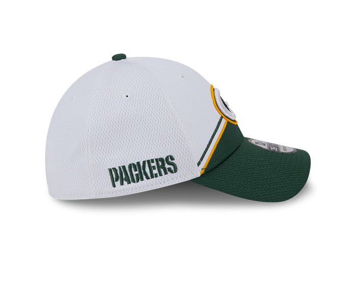 Green Bay Packers New Era 2023 Sideline 39THIRTY Flex Hat - White/Green