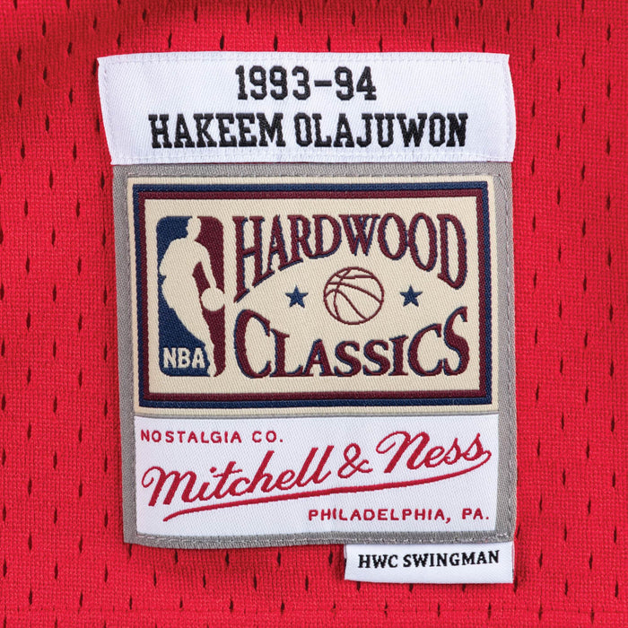 Hakeem Olajuwon Houston Rockets Mitchell & Ness 1993-94 Hardwood Classic Swingman Away Jersey