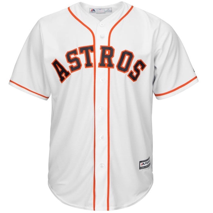 Houston Astros Majestic Cool Base Home White Replica Jersey