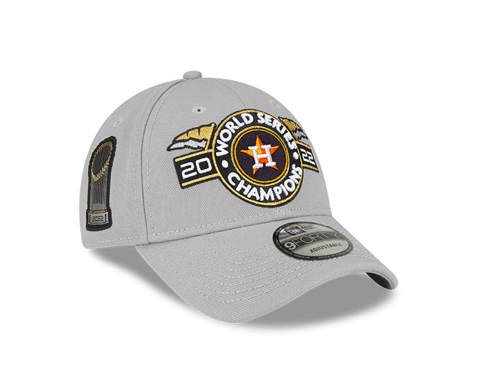 Houston Astros New Era 2022 World Series Champions Locker Room 9Forty Adjustable Hat