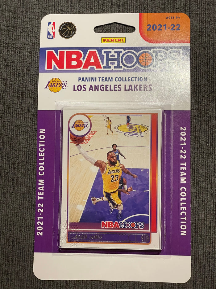 PANINI NBA Hoops 2021-22 Los Angeles Lakers Team Set