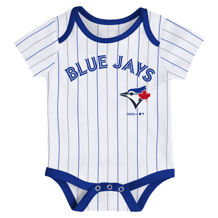 Infant Toronto Blue Jays Future Creeper Onesie 3 Pack Set
