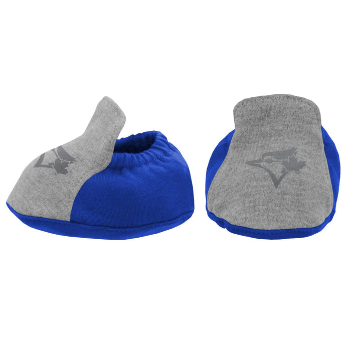 Infant Toronto Blue Jays Player Onesie 3 Piece Set With Bib & Booties