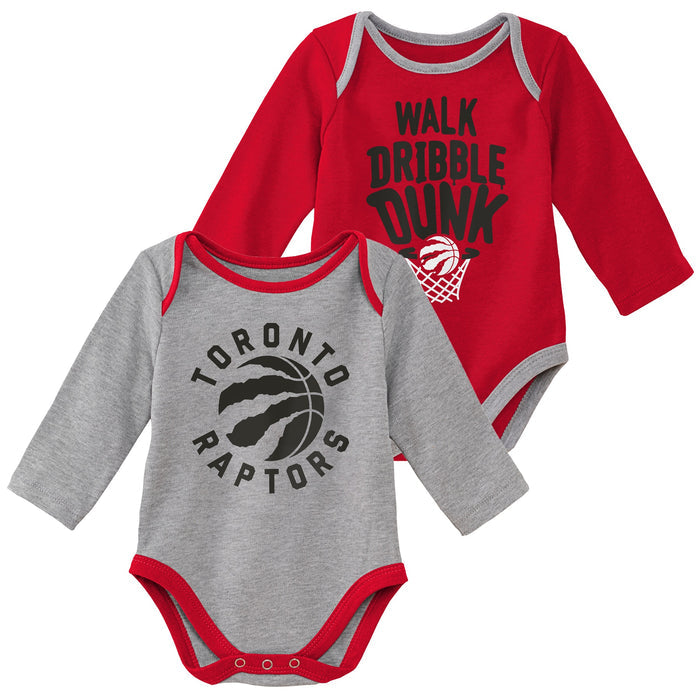 Infant Toronto Raptors 2-Piece Creeper Team Set